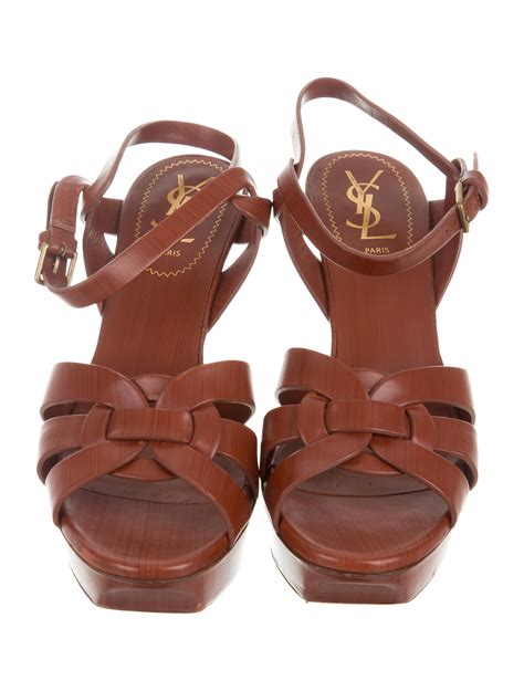 ysl tribute platform sandals